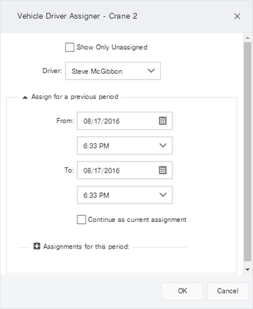 select a driver
